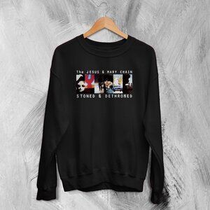 The Jesus and Mary Chain Stoned  Dethroned Band Tour Retro Music Sweatshirt 91